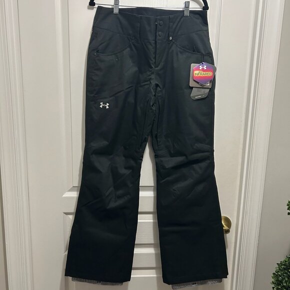 NWT Black Under Armour Snow Pants size M - Picture 10 of 12